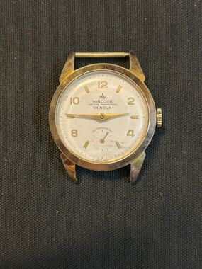 Vintage Windsor Lifetime Mainspring Anti-Magnetic Antimagnetic *Not Running*